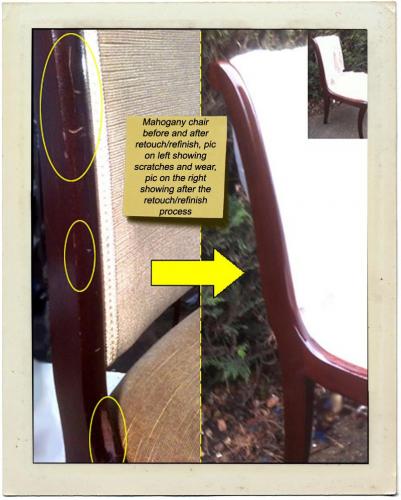 mahog chair refinish1